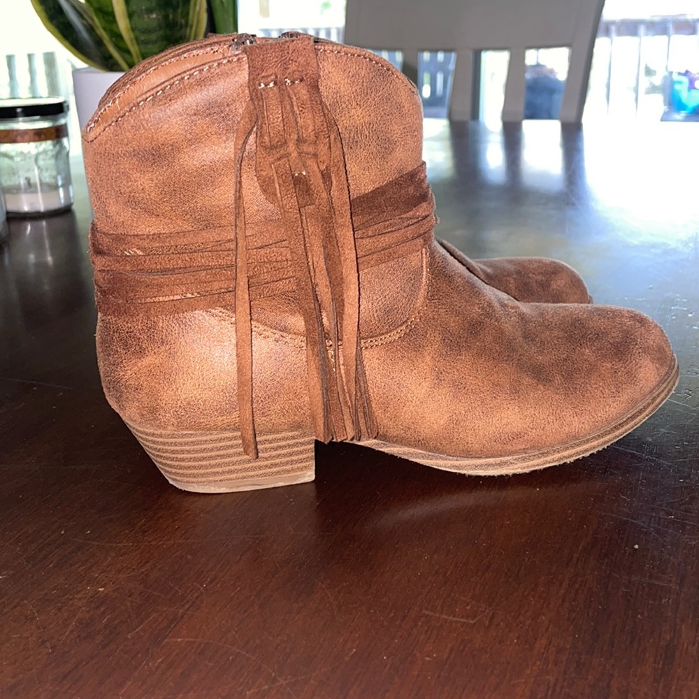 Girls Brown Booties